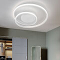 LED Decken Strahler Ring Design Leuchte Schlaf Zimmer Switch DIMMER Lampe weiß