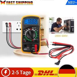 Digital LCD-Multimeter Messgerät AC,DC Strom Strommesser-Voltmeter Amperemeter.