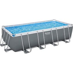 Bestway 5619Q Power Steel Frame Pool Komplett-Set mit Sandfilteranlage 549 x 274