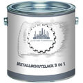 Lausitzer Farbwerke Metallschutzlack 3 in 1 2,5L 5L 10L RAL 9010 Weiß Weiss