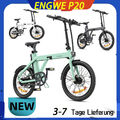 ENGWE P20 Leicht Electric Bike 20 Zoll City E-bike Klapprad 250W E-Bike Damen