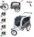 ARGO Größe L Hunde Anhänger Transport für Fahrrad Wagen Jogger Buggy 5 Farben 