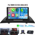 DAB+ Android 13 Autoradio Carplay Navi WIFI RDS 1+32G Für BMW X3 E83 2004-12 KAM