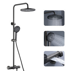 Duschsystem Regendusche mit Thermostat Duschset Handbrause Dusche Duscharmatur 