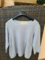 TOM TAILOR DENIM hellgrauer Pullover, Gr. L