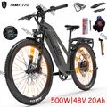 LANKELEISI 27,5Zoll Mountainbike Elektrofahrrad 20AH 40km/h EBike Fat Luftreifen