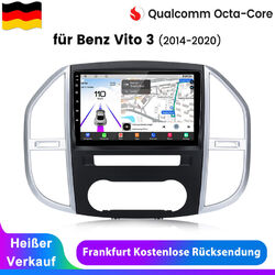 Carplay Android 13 Autoradio GPS Navi WIFI BT SWC KAM Für Benz Vito W447 14-2022