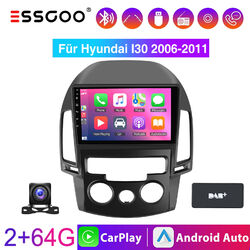 Android 13 Für Hyundai i30 MK1 FD 2006-11 Autoradio GPS DAB+ KAM CarPlay 2+64GB