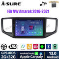 9" 2+32G Android 13 Autoradio Carplay RDS Navi WiFi SWC Für VW Amarok 2016-2021