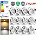 LED Einbau Strahler 3W 5W 7W Einbauleuchten Decken Leuchte Set Einbau Spot NEW