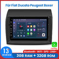 Für Fiat Ducato Peugeot Boxer 7" Carplay Autoradio Android13 GPS NAVI BT FM DAB+