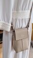 Marc O'Polo Tasche Handytasche Leder Beige Handy Bag Umhängetasche Fast Neu