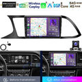 8-Kern 4+64GB Android 13 Autoradio GPS NAVI CarPlay DAB+ Für Seat LEON 3 5F1 5F5