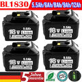 Für Makita Akku 18V 9,0AH 6AH BL1860B BL1850B BL1830 BL1820 LXT Lithium Batterie