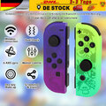 2er set für Joy-Con Wireless Game Controller für Nintendo Switch - Lila+Grün