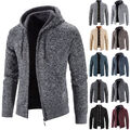 Herren Fleece Jacke Übergangsjacke Warme Sweatjacke Sweatshirt Pullover Outdoor!