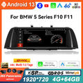 Für BMW F10/F11 NBT 10.25" Android13 8Core Autoradio BT 4G LTE GPS Navi DSP WiFi