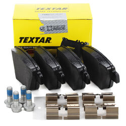 TEXTAR 2456301 Bremsbeläge für VW GOLF 6 TOURAN AUDI A1 A3 8P hinten 5K0698451C 