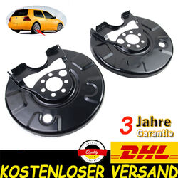 2x Ankerblech Deckblech Bremsscheibe Hinten Für VW Golf 2 3 4 Polo Seat Cordoba