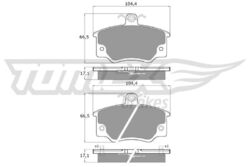 TOMEX Brakes Bremsbelagsatz, Scheibenbremse TX 10-73 für ALFA ROMEO