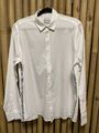 Watson’s DAMEN Bluse Gr.L weiss, Streifen seitlich Blau,Bio-Baumwolle 15#24