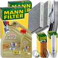 MANN INSPEKTIONSPAKET+6L CASTROL 5W-30 ÖL passend für BMW 5er F10 F11 518-520d