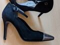 Tamaris Pumps Schwarz Leder Neu Gr. 36