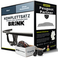 Anhängerkupplung BRINK starr für PEUGEOT Partner +E-Satz Set NEU