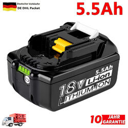 1-4X 18V 6Ah 8Ah 9Ah Akku Für Makita BL1860 BL1830 LXT mit Led + Doppelladegerät