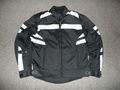 HERREN PHILLIP ISLAND BIKER GEAR UK38 JACKE WASSERDICHT SCHWARZ WEISS AUSTRALISCH