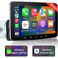 Leroaadz Autoradio 1DIN mit 7 Zoll Display, Wireless CarPlay und Android Auto
