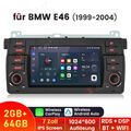 64G Für BMW E46 3er 318 320 325 M3 CarPlay Android 13 FM Autoradio GPS Navi WIFI