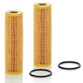 2x Ölfilter MANN-FILTER HU 514 x für Mercedes-Benz E Filter x-002