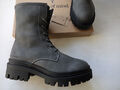 NEU Piece of mind Boot´s in dunkelgrau mit Reißverschluss + Warmfutter  Gr.37-42