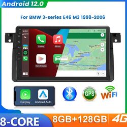 Für BMW E46 3er 318 320 325 9" Autoradio Android GPS Navi WIFI 8+128GB DSP DAB+