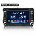 7"Autoradio Navi DVD BT USB GPS Für VW Golf 5/6 Passat Jetta Touran Skoda T5 EOS