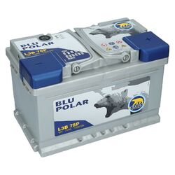 Starterbatterie 12V 75Ah 730A/EN Bären Blu Polar Autobatterie Neu Wartungsfrei