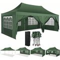 Pavillon 3x3/3x6m Wasserdicht Faltpavillon Gartenzelt Partyzelt Festzelt Anti-UV