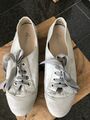 Semler Select Damen Sneaker Halbschuh Gr. 6.5  EU 40 - Grau Silber -Top Zustand