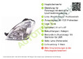 Scheinwerfer für Iveco Daily IV Pritsche 2006-2011 Vorne Links