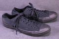 Converse All Star Classic OX Chucks Sneaker Gr. 42,5 Canvas mono schwarz BC190