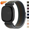 DE Nylon Loop Armband Für Fitbit Versa 4 3 Fitbit Sense 2 1 Uhrenarmband Ersatz