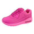 Damen Sneaker Neon Pink Sportschuhe Laufschuhe Turnschuhe Freizeit NEU 73846