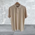 Carhartt Wip Work In Progress Poloshirt Herren L Large Gelb Baumwolle Kurz...