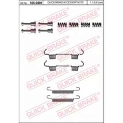 ORIGINAL® Quick Brake Zubehörsatz, Feststellbremsbacken Hinten für BMW: 1 1