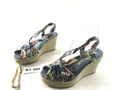 Hilfiger Wedge Espadrille Sandalen Damen Sandaletten Damenschuhe EUR 36 A1 305