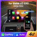 6G+128GB für BMW X3 E83 2004-2012 Android 13 Autoradio CarPlay DAB+GPS Navi 4G