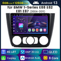 Für BMW 1er E81 E82 E87 E88 2004-2011 Android 13 Autoradio WiFi GPS Navi 6+128GB