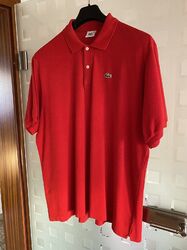 Poloshirt, Lacoste, rot, Gr. 8,  entspricht  DE 56, XXXL