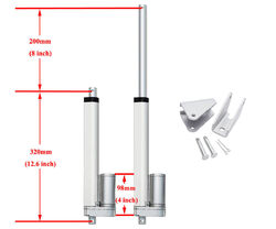 1500N Linearantrieb 10mm/s Linear Actuator Linearmotor Verstellantrieb Hubmotor12V DC & 2"4"6"8"10"12"14"16"18" & DHL/GLS